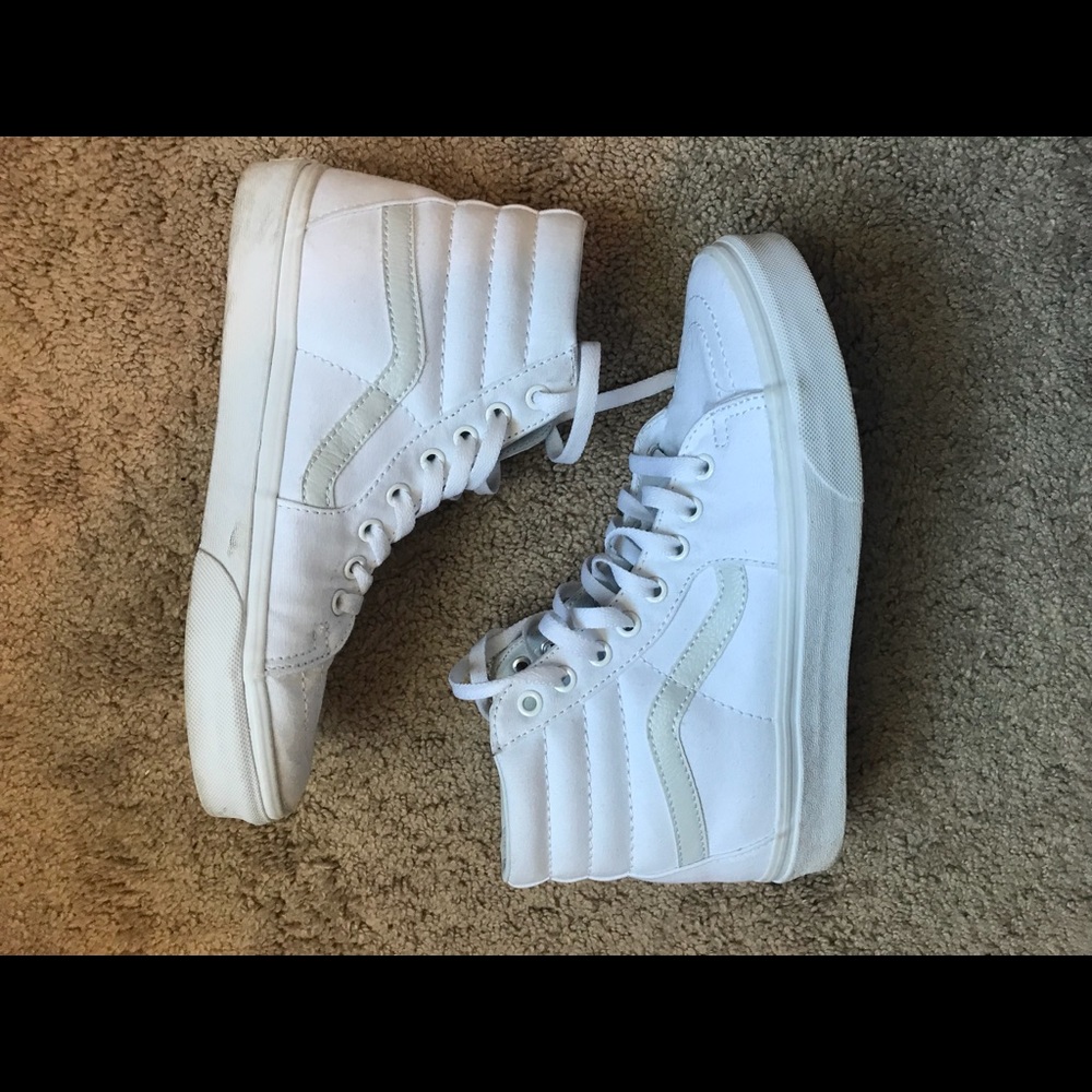 White vans high top